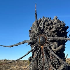 A mysterious statue has appeared in the Mojave Desert: these are the theories of those who investigated it