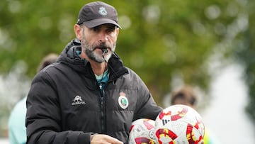 Ezequiel Loza, entrenador del filial del Racing.