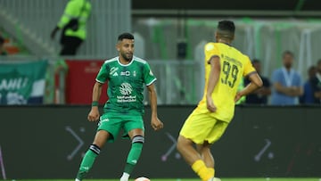 Mahrez, con el Al Ahli.