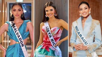 Representantes de Centroamérica en Miss Universe 2025.