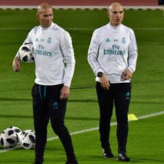 Los hombres de Zizou: Pintus, Bettoni, Hamidou y Vázquez