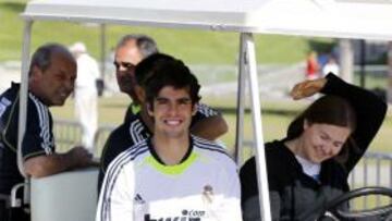 Kaká llegó por la mañana y se quedó descansando