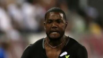 Gatlin es la estrella de los destrozados 100 metros