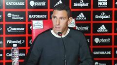 Maxi Rodr&iacute;guez durante su despedida de Newell&#039;s.