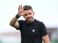 Nicolas Larcamon head coach of Cruz Azul during the 9th round match between Santos and Cruz Azul as part of the Liga BBVA MX Varonil, Torneo Clausura 2026 at TSM Corona Stadium, on March 03, 2026 in Torreon, Coahuila, Mexico.