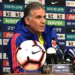 Carlos Queiroz explica los microciclos en la Selección