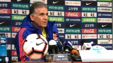 Carlos Queiroz, t&eacute;cnico de la Selecci&oacute;n Colombia