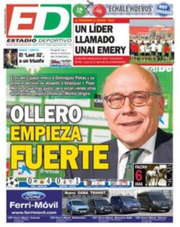 Portadas de la prensa deportiva