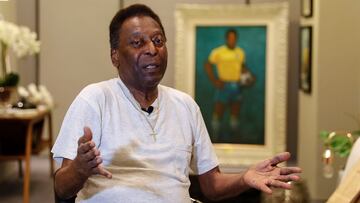 Imagen del exfutbolista Pelé.