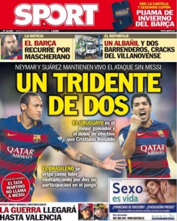 Portadas de la prensa mundial