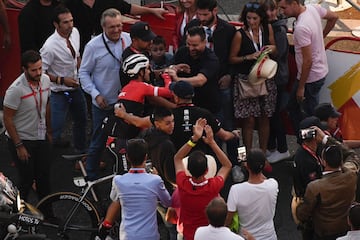 Alberto Contador raced for the last time in the final stage of the Vuelta a España in Madrid after a career that reaped two Tours de France, two Giros and two Vueltas. The whole race has been special," said Contador after his final appearance. "Yesterday