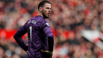 De Gea, durante un encuentro de Premier League.