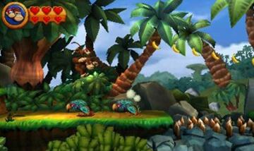 Captura de pantalla - Donkey Kong Country Returns 3D (3DS)