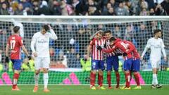 Cristiano Ronaldo, durante el partido ante el Atl&eacute;tico.