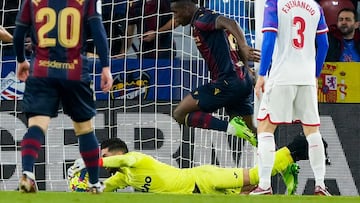 Aprobados y suspensos del Eibar: Luca Zidane salva un punto