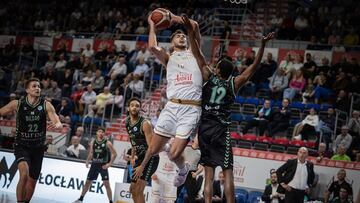 El Bilbao Basket tambi¨¦n disfruta con el v¨¦rtigo en Europa