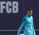 Sergio Busquets vuelve a entrenarse con el grupo