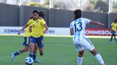 El debut de la Selección Colombia ante Argentina en el Sudamericano Femenino Sub 20 en La Calera, Chile.