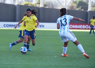 Colombia vs Argentina, Sudamericano Femenino Sub 20.