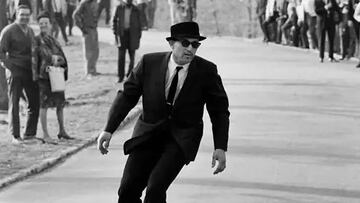 El misterioso skater de 1965 en Central Park.