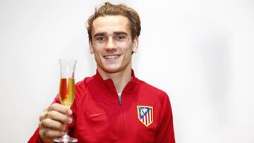 Griezmann: "Soy muy feliz en el Atlético, no me pregunten más"