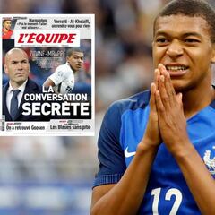 L'Équipe: Zidane ya ha hablado con Mbappé para convencerle