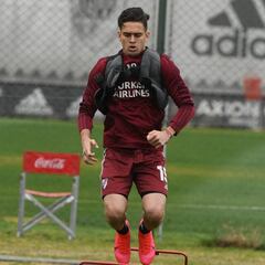 Borré se mantiene en el 11 que piensa Gallardo para la Copa