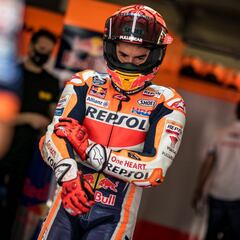 Las lágrimas de Marc Márquez