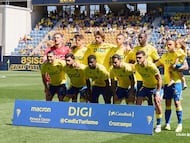 Once del Cádiz CF ante el Córdoba. Foto: LaLiga.