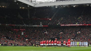 Partido en Old Trafford entre el Manchester United y el Huddersfield.