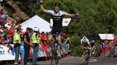 Konig logr&oacute; para el NetApp la victoria en Pe&ntilde;as Blancas en la Vuelta 2013.