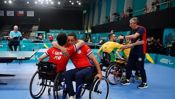 Las duplas chilenas que aniquilaron a Brasil: ¡tarde de oro en el tenis de mesa!