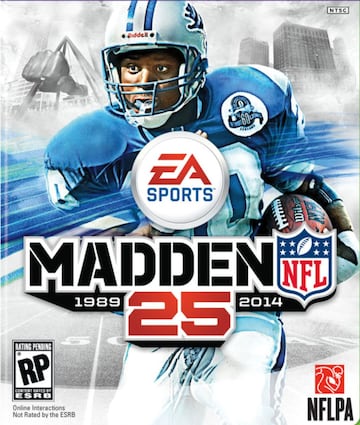 Barry Sanders se convirtió en el primer jugador en aparecer en dos ocasiones como imagen del Madden. La otra oportunidad se dio en una versión alterna del Madden NFL 2000.