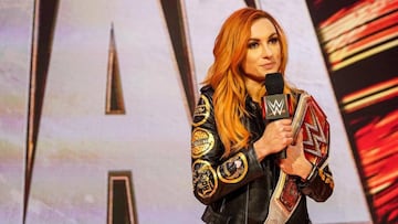 Becky Lynch durante Raw.