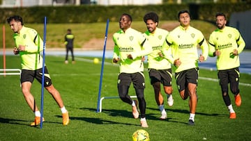 Aridane, tercero en la fila.