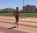 Cristiano en la pista de atletismo de Ibiza: "Sin días de descanso"