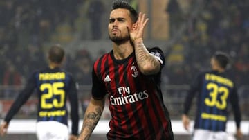 I beg your pardon. Milan's Suso scores