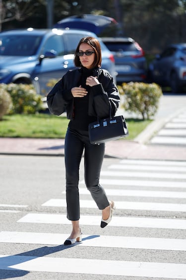 Hiba Abouk en el Tanatorio.