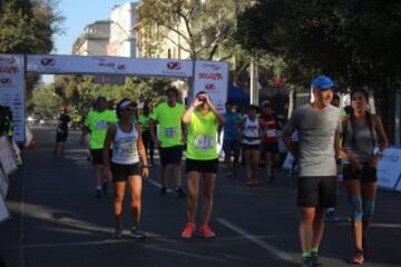 La primera versión del "Santiago 21K", en imágenes