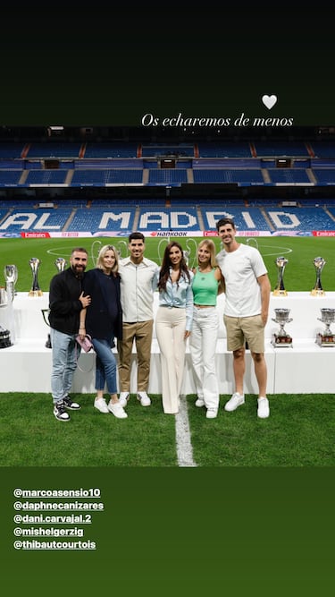 El mensaje de Sandra Garal a Asensio tras su adis al Real Madrid: Lo mejor est por venir