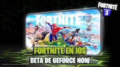 Fortnite vuelve a iOS gracias a GeForce NOW; beta disponible pronto