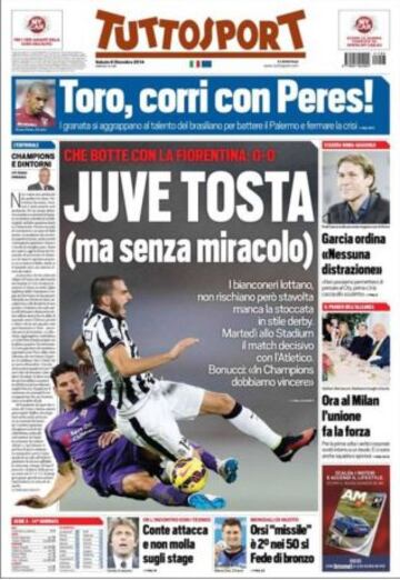 Portadas de la prensa deportiva