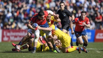 18/02/18 RUGBY PARTIDO ENTRE LA SELECCION DE ESPA&Ntilde;A Y LA SELECCION DE RUMANIA EN LA CIUDAD UNIVERSITARIA DE MADRID