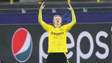 Erling Haaland con el Borussia Dortmund.