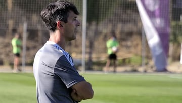 Pacheta, entrenador del Real Valladolid.
 