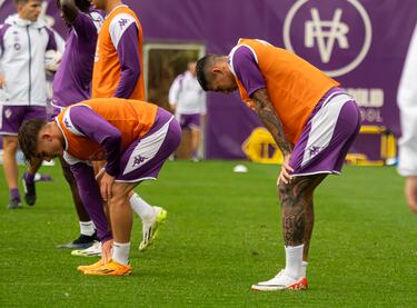 Malsa, novedad en el entrenamiento del Real Valladolid