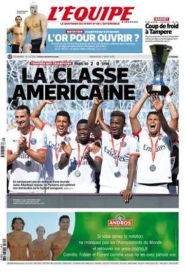 Portadas de la prensa deportiva