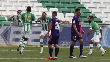 Carvalho celebra su gol con Borja Iglesias. 