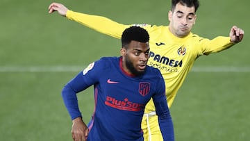 Lemar se marchó al descanso por molestias tras un golpe