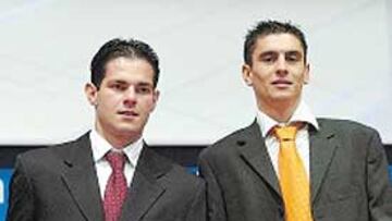 <b>PREMIADOS. </b>Lenisio (izquierda) y Pablo Iglesias.